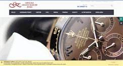 Desktop Screenshot of orologigrandimarche.com